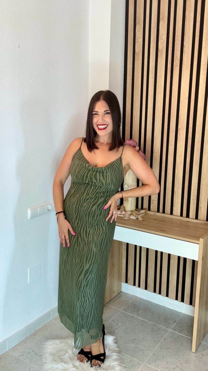 VESTIDO GALA 💚 VERDE