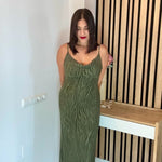 VESTIDO GALA 💚 VERDE
