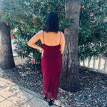 VESTIDO GALA ❤️ BURDEOS