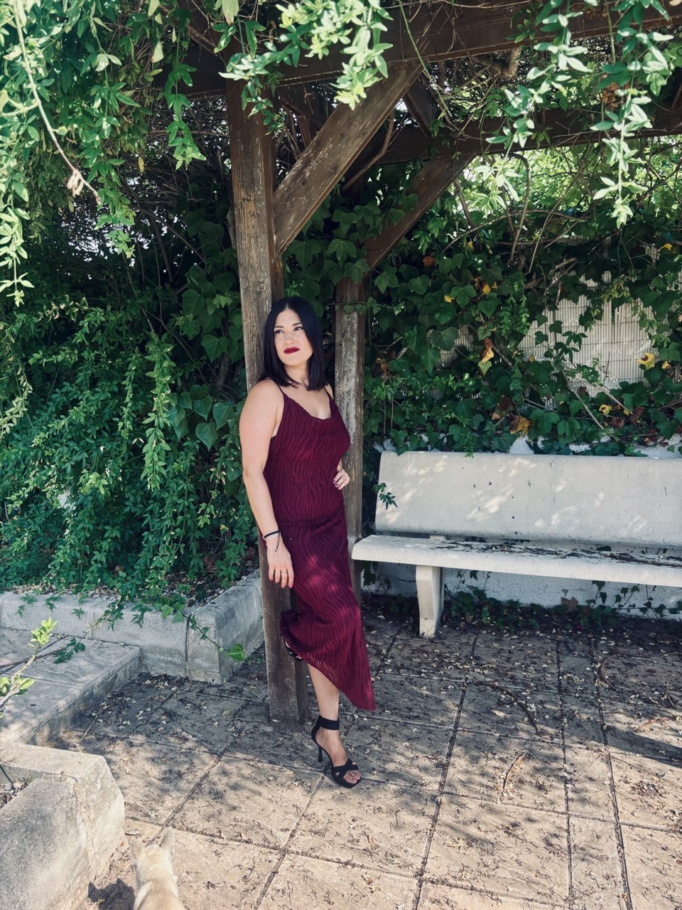 VESTIDO GALA ❤️ BURDEOS