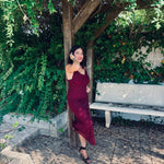 VESTIDO GALA ❤️ BURDEOS