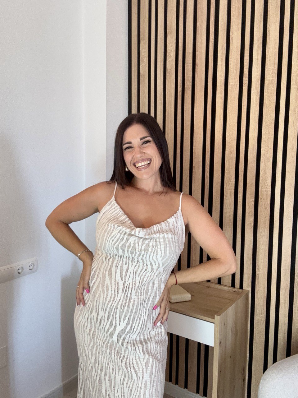 VESTIDO GALA 🤍 BEIGE