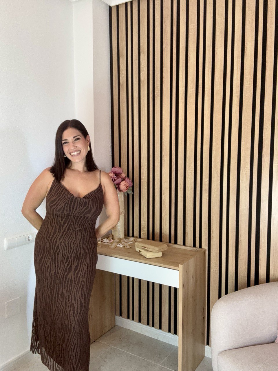 VESTIDO GALA 🤎 CHOCOLATE