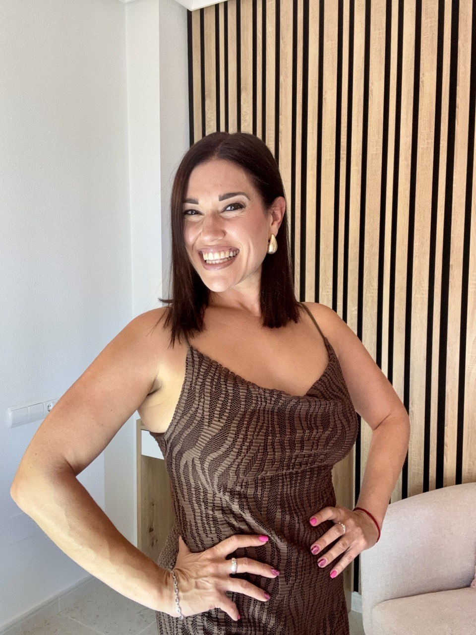 VESTIDO GALA 🤎 CHOCOLATE