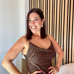 VESTIDO GALA 🤎 CHOCOLATE