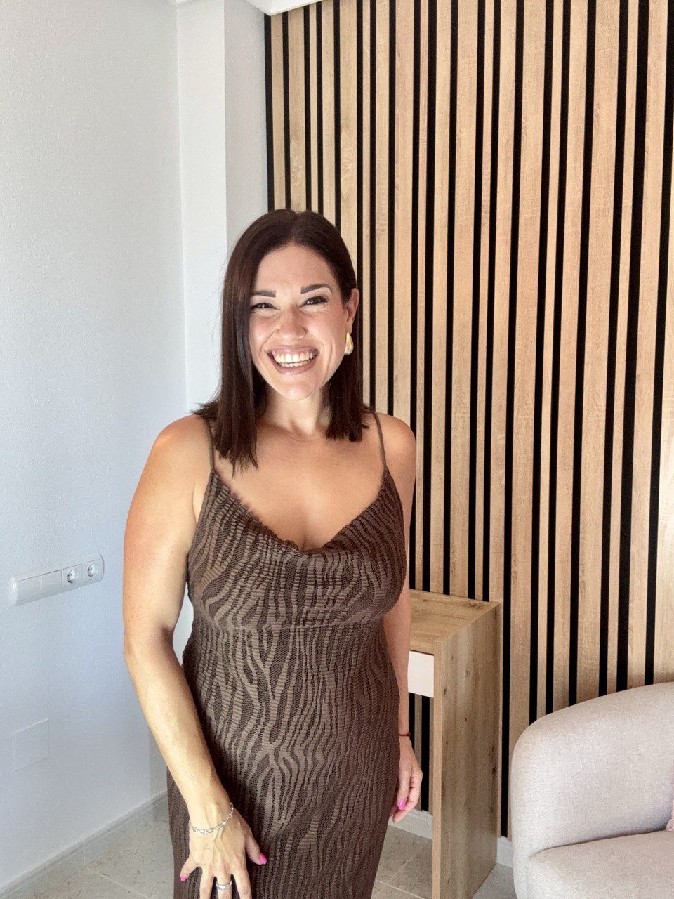 VESTIDO GALA 🤎 CHOCOLATE