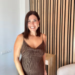 VESTIDO GALA 🤎 CHOCOLATE