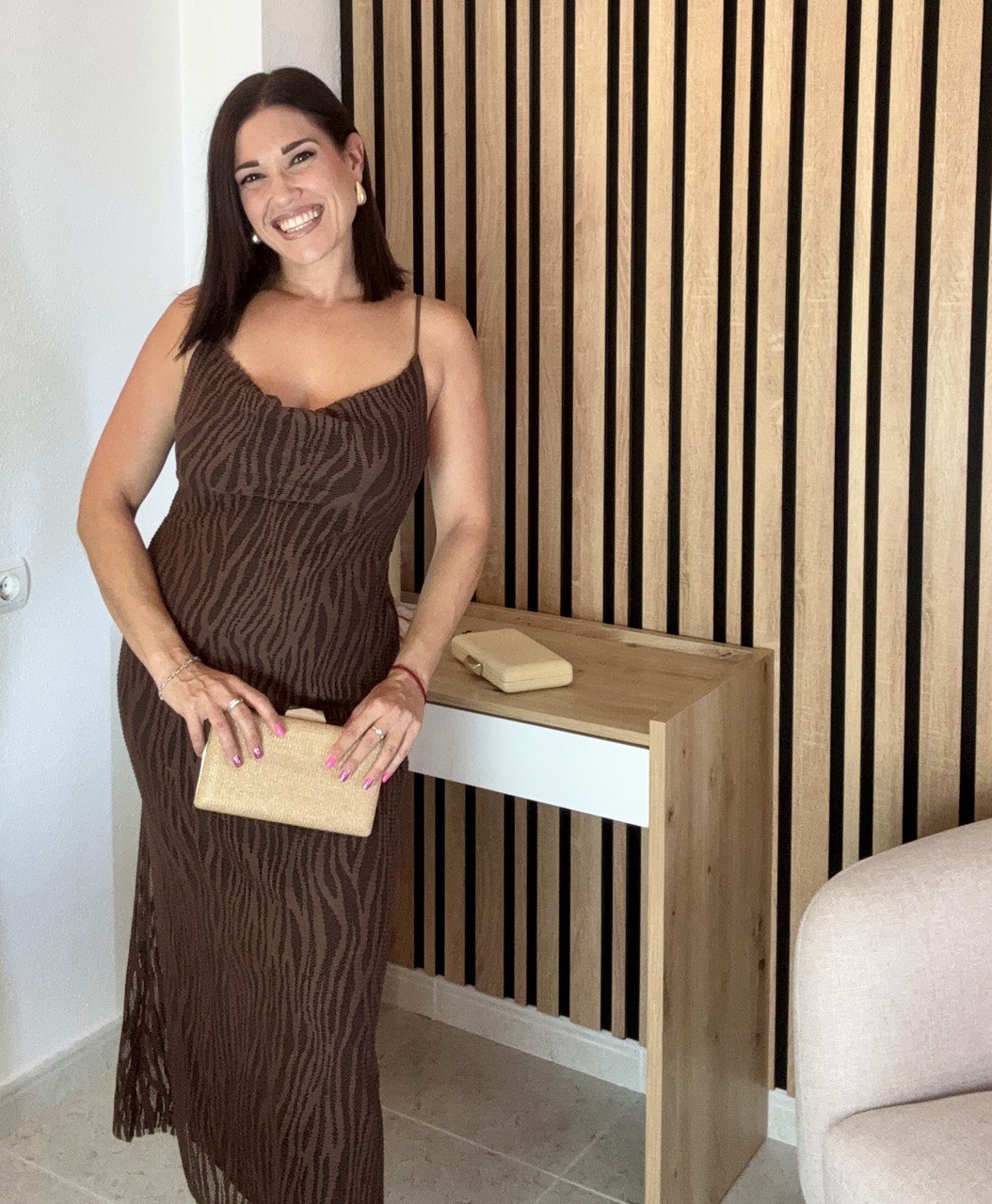 VESTIDO GALA 🤎 CHOCOLATE