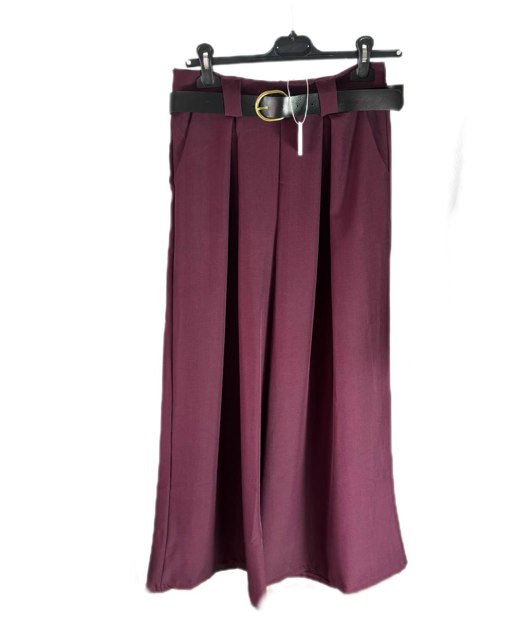 PANTALÓN PALAZZO BURDEOS