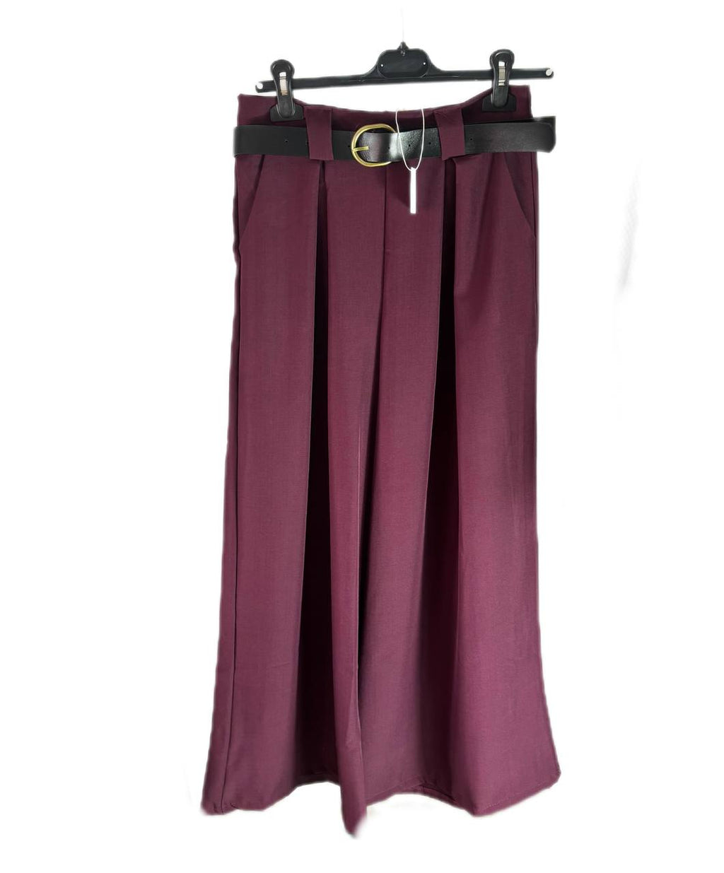 PANTALÓN PALAZZO BURDEOS